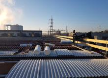 Rimozione amianto da copertura aziendale e bonifica del tetto con realizzazione nuova copertura