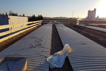 Bonifica amianto di copertura fabbricato e realizzazione nuovo tetto azienda F.lli Sartori Castelnuovo del Garda (VR)